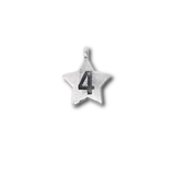 Mini Twinkle Star Charm Numbers