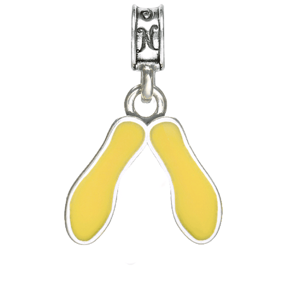 MCRD San Diego Yellow Footprint Charm