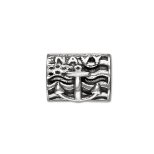 Proud Navy Bead Charm