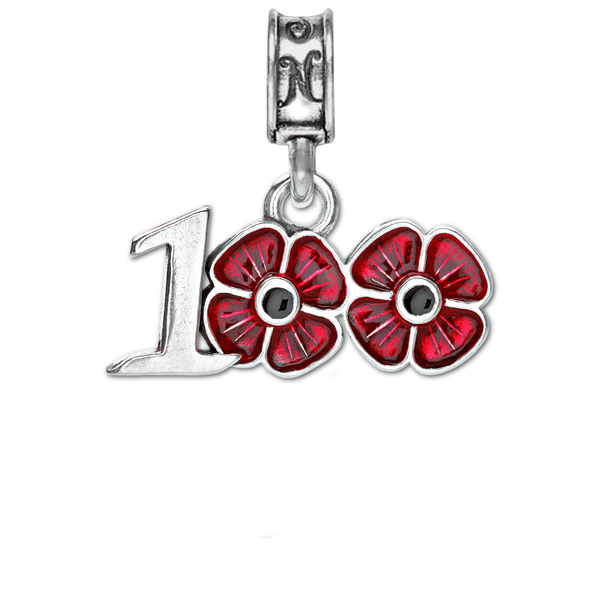 100th Anniversary American Legion Poppy Charm