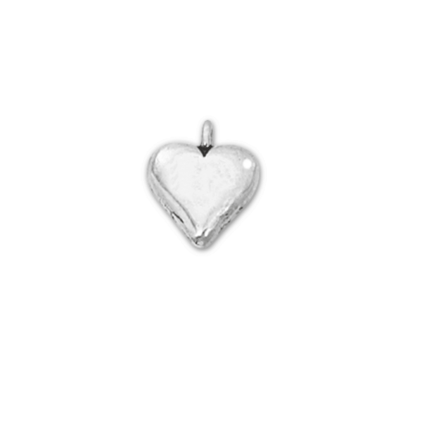 Mini Twinkle Blank Heart Charm