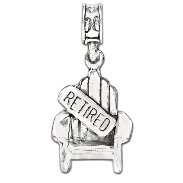 Retirement Adirondack Chair Charm