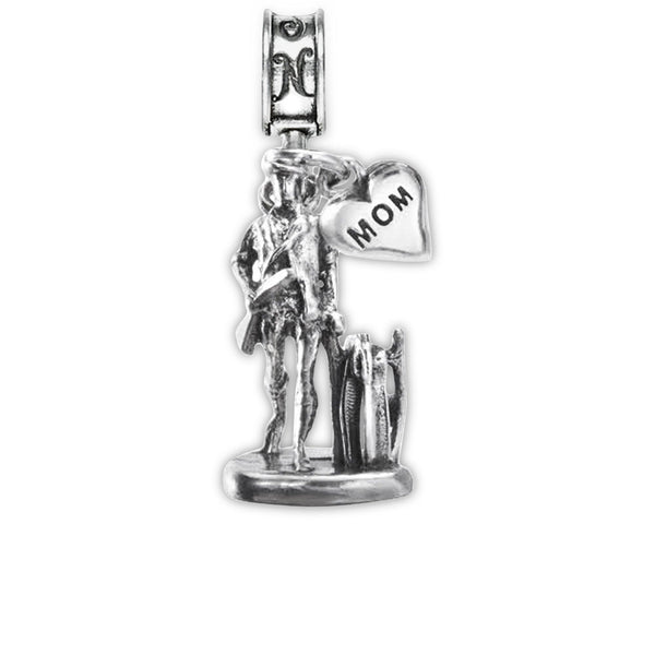 National Guard Emblem Charm w/ Mini Twinkle Charm