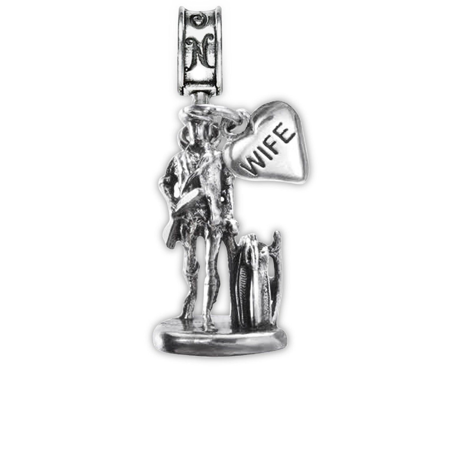 National Guard Emblem Charm w/ Mini Twinkle Charm