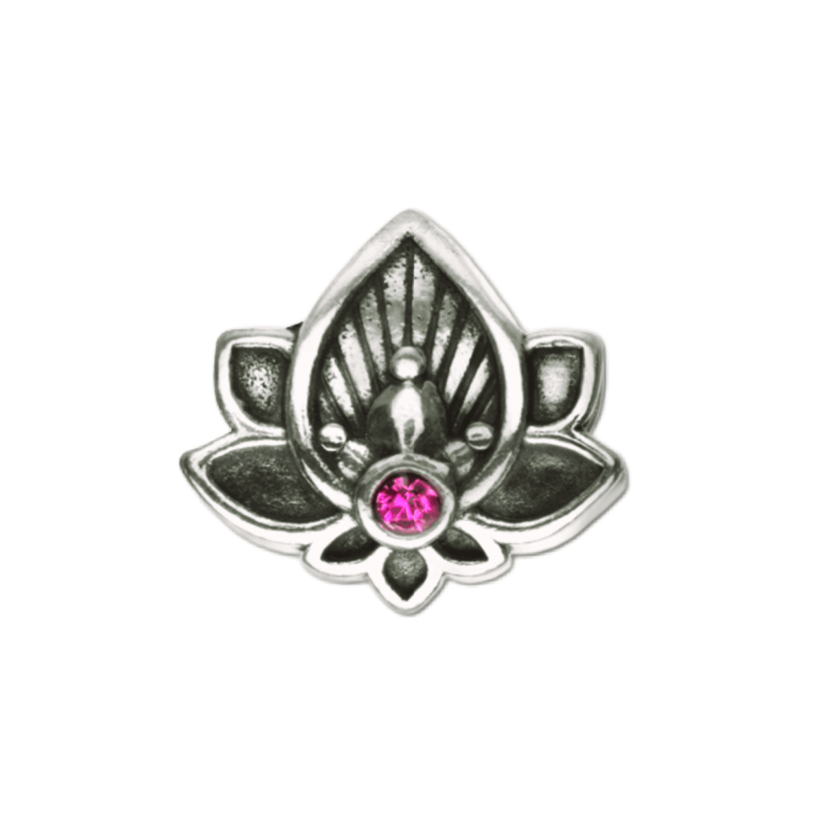 Military Jewelry, Military Charms, Military Gifts, Lotus Flower Charm, Intentional Spacer