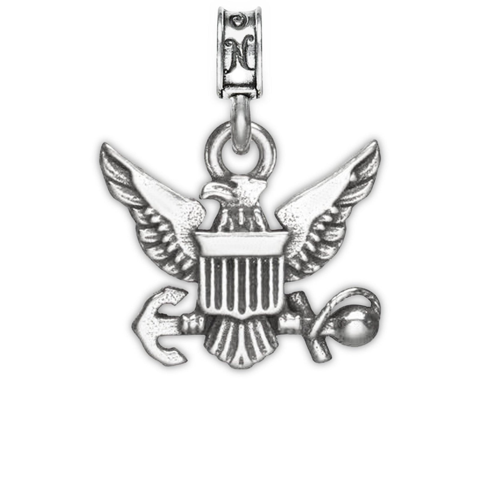 Navy Emblem Charm