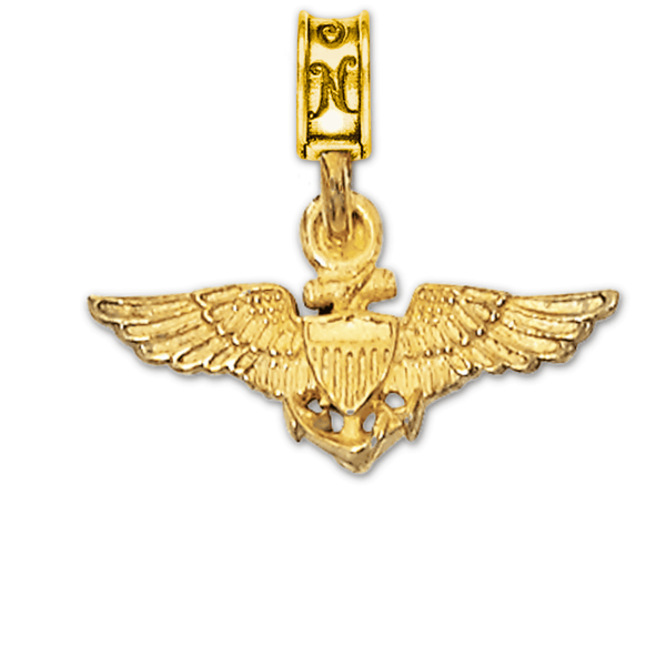 Naval Aviation Wings Gold Charm