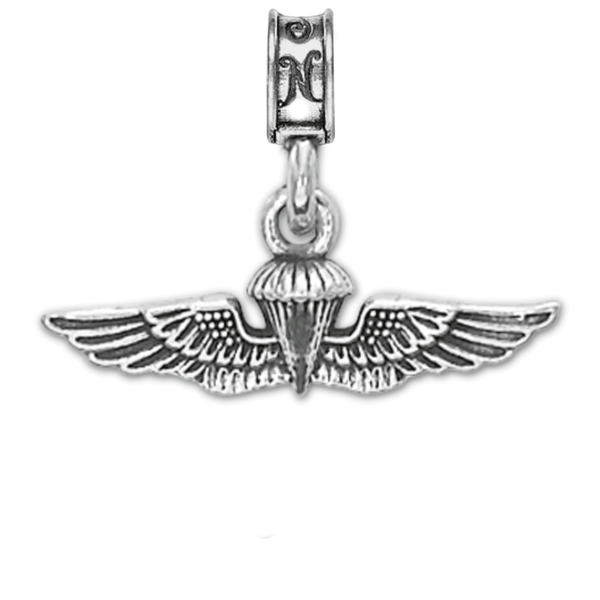 Navy Parachutist Charm