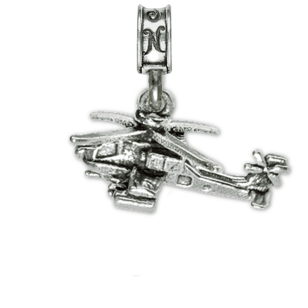 Apache Helicopter Charm