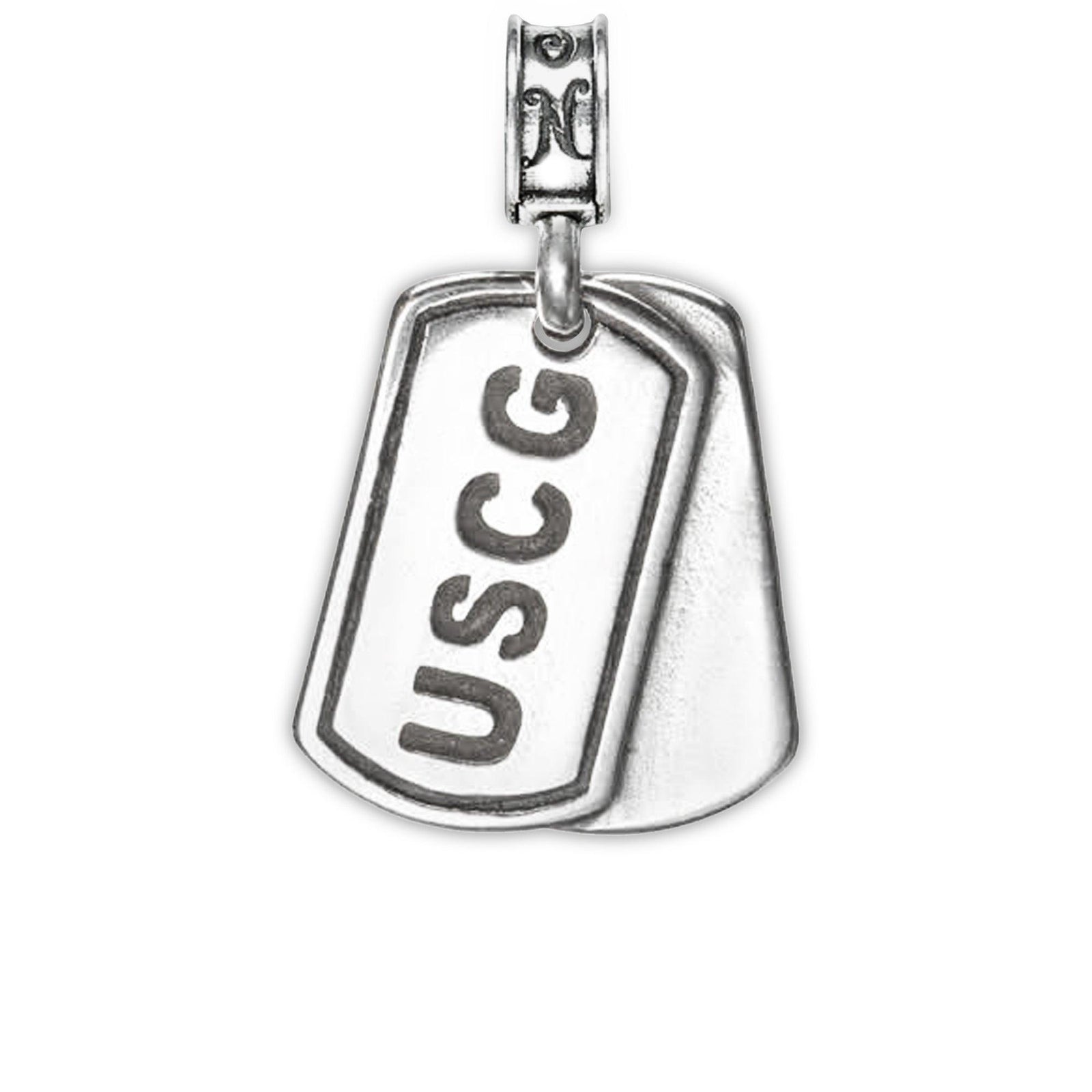 Coast Guard Dog Tag Charm