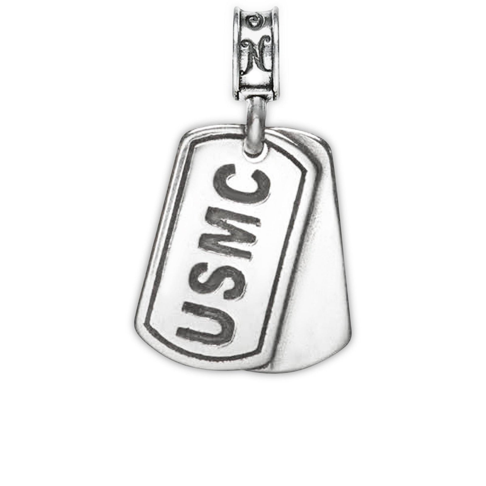 Marine Corps Dog Tag Charm