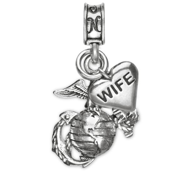 Marine Corps Eagle Globe and Anchor Emblem Twinkle Heart Bundle