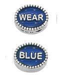 Wear Blue Bead Charm